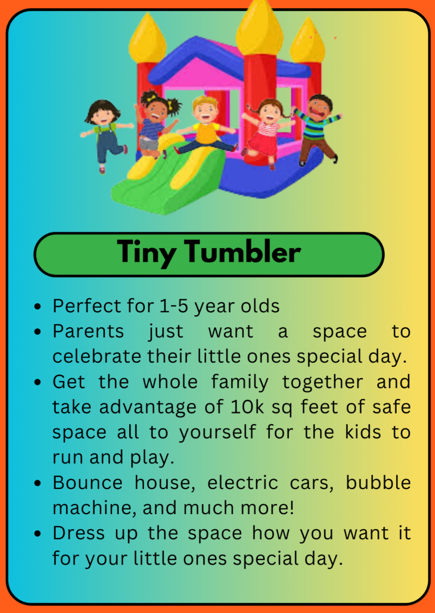 Young children playing at Party Zone